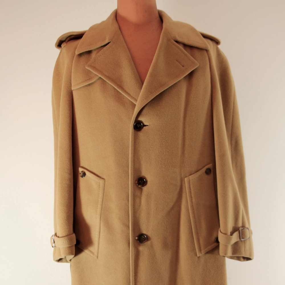 Vintage Camel Hair FINCHLEY Mens Overcoat 40/42